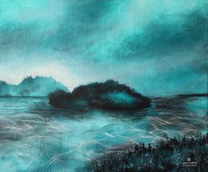 Tranquil Teal Island Waters