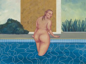 The Woman In The Pool by Anita Kunz
