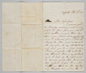 Letter to John Copeland from His Wife Ann, February 18, 1861 by Ann Hurst Copeland