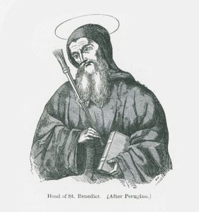 Head of St Benedict by Anna Brownell Jameson