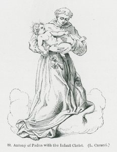 St Antony of Padua with the Infant Christ by Anna Brownell Jameson