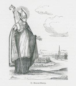 St Bennet Biscop by Anna Brownell Jameson