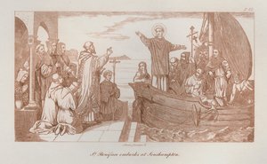 St Boniface Embarks at Southampton by Anna Brownell Jameson