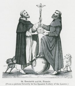 St Dominick and St Francis by Anna Brownell Jameson