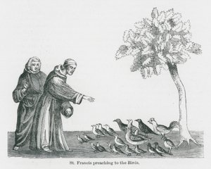 St Francis Preaching to the Birds by Anna Brownell Jameson