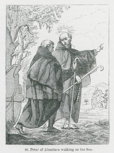 St Peter of Alcantara Walking on the Sea by Anna Brownell Jameson