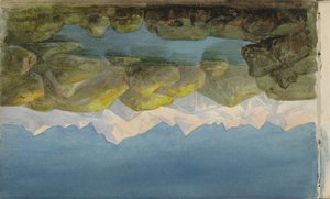 View of the Alps by Anna Catharina Maria van Eeghen (possibly)