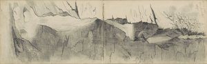 Waterfall in the Dala Valley near Leukerbad by Anna Catharina Maria van Eeghen (possibly)