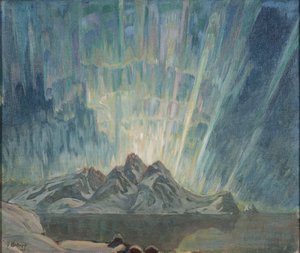 Northern Lights. Study from North Norway by Anna Katarina Boberg