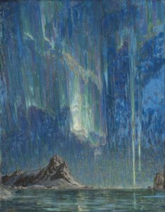 Northern Lights. Study from North Norway by Anna Katarina Boberg