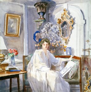 Young Woman in White by Anna Lea Merritt
