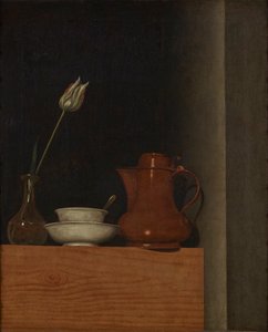Still Life with Jug and Tulip