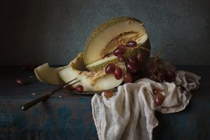 Dark Fruit Still Life