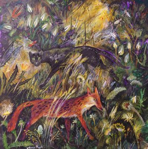 The Panther & the Fox, 2023 by Anna Pugh