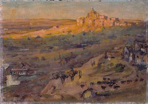 Toledo Spain, Afternoon Sun by Anna Richards Brewster