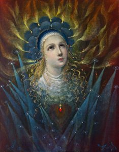 Allegory of Prayer - Joan of Arc by Annael Anelia Pavlova