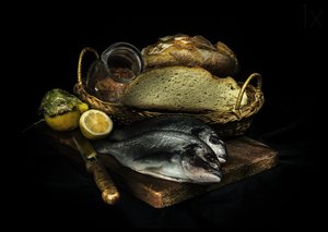 Bread Fish and Lemon by Annalisa Raggio