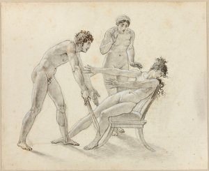 Hermione Rejecting Orestes by Anne-Louis Girodet de Roucy-Trioson
