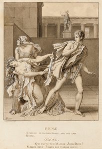 Phaedra, Having Declared Her Passion, Attempts to Kill Herself with the Sword of Hippolytus