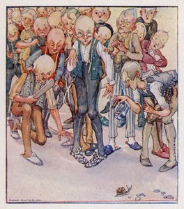 Nursery rhyme: Four-And-Twenty Tailors Went To Kill A Snail