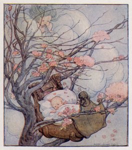 Nursery Rhyme: Hush-A-Bye, Baby, On The Tree Top by Anne (after) Anderson