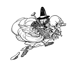 Old Mother Goose by Anne (after) Anderson