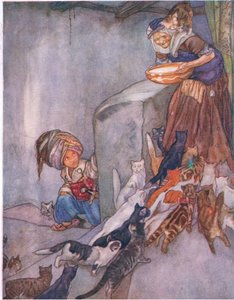 Milk for the Family, from The Big Book for Children (Herbert Strang) published by Humphrey Milford, Oxford University Press, c.1920 by Anne Anderson