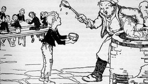 Oliver Asks For More, 1937 by Anne Anderson