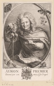 Portrait of Étienne Isidore Théophile Aymon Aymon Premier (title on object) by Anne Claude Philippe Caylus