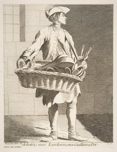 Cookware Peddler, 1746 by Anne Claude Philippe de Caylus