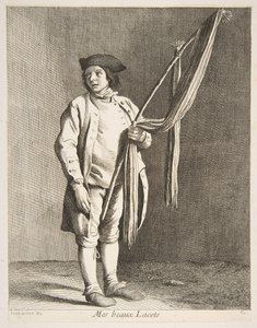 Laces Peddler, 1738 by Anne Claude Philippe de Caylus