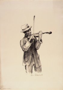 Street Fiddler by Anne Goldthwaite