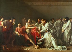 Hippocrates Refusing the Gifts of Artaxerxes I by Anne Louis Girodet de Roucy Trioson