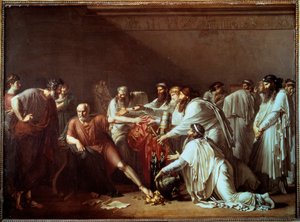 Hippocrates refusing the presents of Artaxerxes. The Greek doctor Hippocrates refuses to treat Artaxerxes II Mnemon, king of Persia and Pharaoh of Egypt, despite the important gifts he offers him. by Anne Louis Girodet de Roucy Trioson