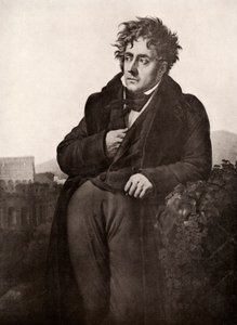 Francois-Rene, vicomte de Chateaubriand, French writer and diplomat, early 19th century
