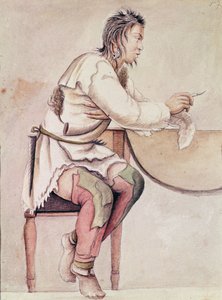 Portrait of an Indian (Red Jacket) by Anne Marguerite Hyde de Neuville