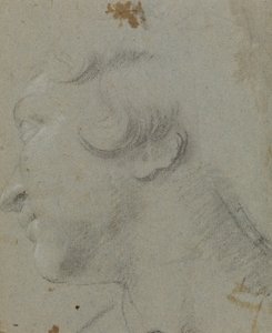 Head of St Catherine by Annibale Carracci