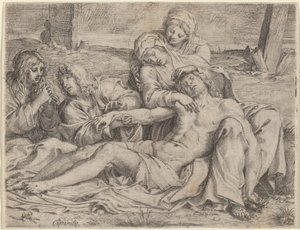 Pieta (the "Christ of Caprarola") by Annibale Carracci
