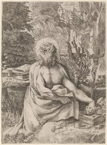 Saint Jerome in the Wilderness by Annibale Carracci