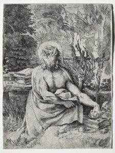 St. Jerome, c. 1591 by Annibale Carracci