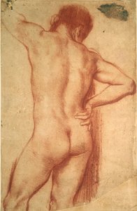 Study of a Nude Man, 17th Century by Annibale Carracci