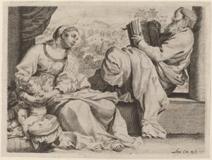 The Holy Family with Saint John the Baptist