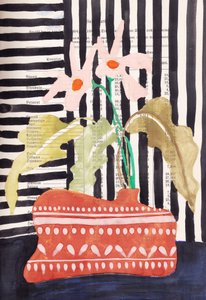 Abstract Floral Still Life by Annick