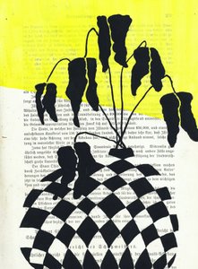 Abstract Plant Silhouette by Annick