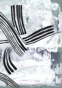 Bold Strokes Abstract Lines by Annick