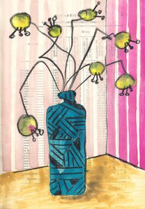 Colorful Whimsical Vase