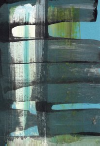 Deep Teal Layers by Annick