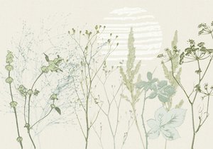 Muted Botanical Sunrise by Annick