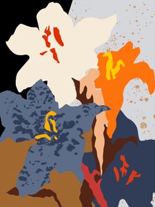 Vibrant Abstract Flowers