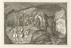 Arrival of Daniël Raap in Hell, 1754